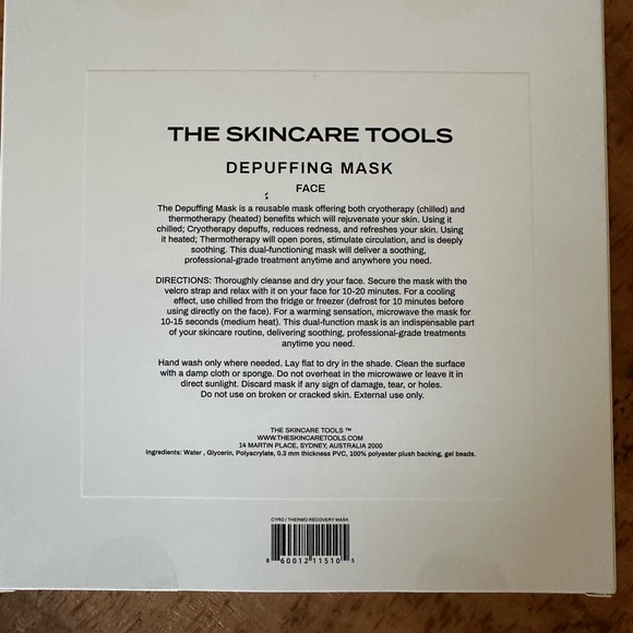 Depuffing Mask - White - Picture 2 of 4